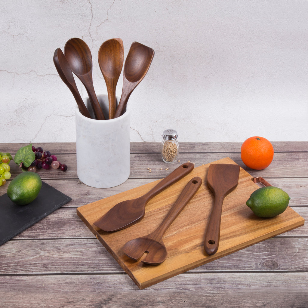 ACACIA WOOD COOKING UTENSIL SET – Agate and Birch