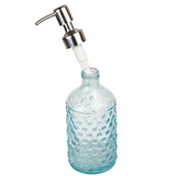 Creative Home Blue dot Glass Liquid Soap Dispenser