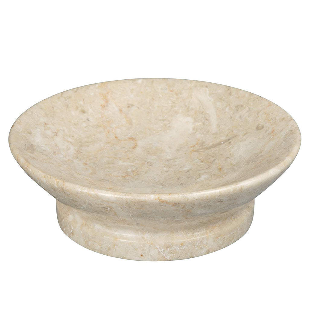 Creative Home Champagne Marble Soap Dish-Fenway Collection