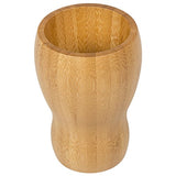 Natural Bamboo Bath Gourd Shaped Tumbler, Holder