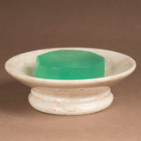 Creative Home Champagne Marble Aladdin Collection Bar Dish Tray Soap Holder,