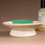 Creative Home Champagne Marble Aladdin Collection Bar Dish Tray Soap Holder,