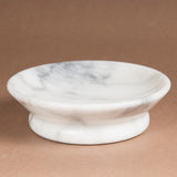Creative Home Natural Marble Bar Dish Soap Holder Tray,  Off-White
