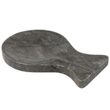 Creative Home Charcoal Marble Stone Spoon Rest,