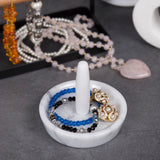 Creative Home Natural Marble Ring Holder Accessory Organizer Tray,