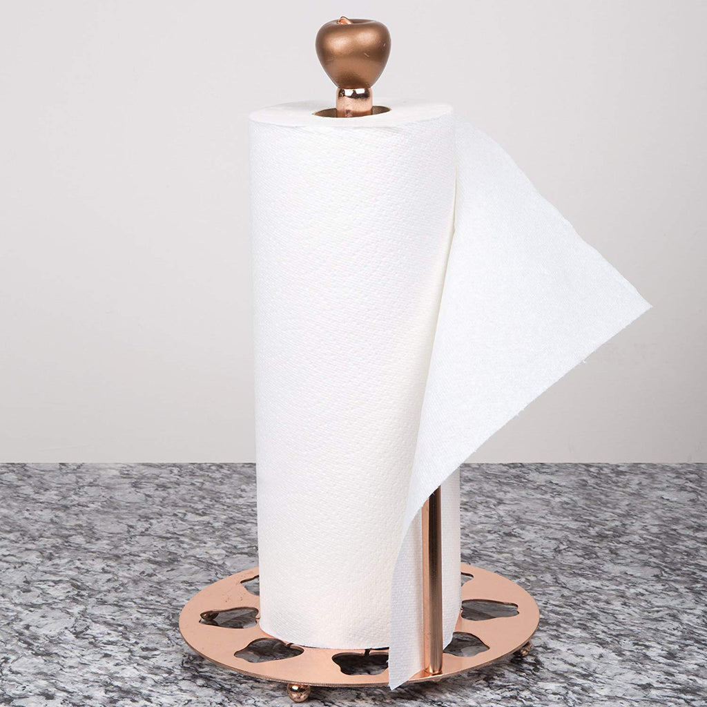 Handcrafted Hammered Copper Paper Towel Holder