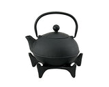 2 Piece Kyusu Tea Pot/Trivet Set, 30 oz, Black