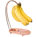 Creative Home Copper Plated Metal Banana Hanger Grapes Holder Fruit Stand