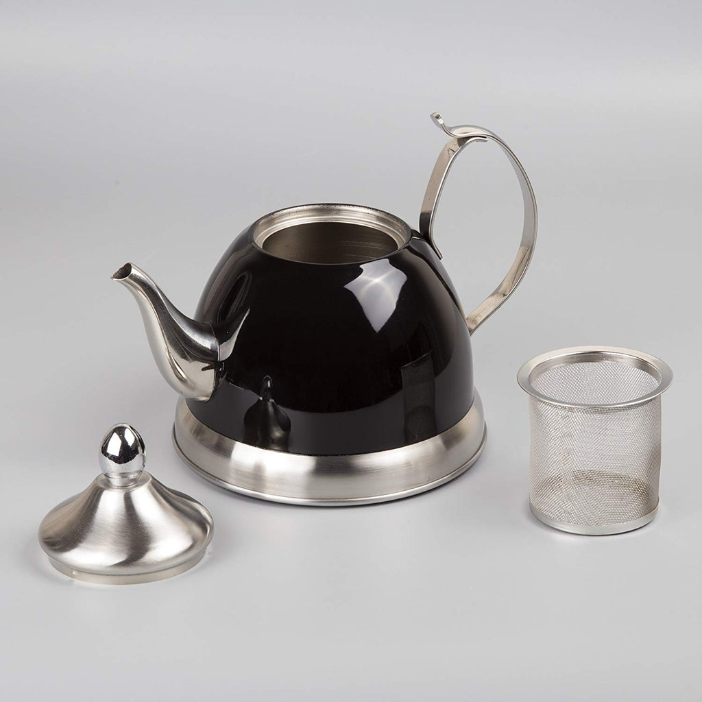 Creative Home Nobili-Tea 4-Cup Copper Stainless Steel Tea Kettle