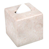 Natural Champagne Marble Tissue Box Cover, Holder