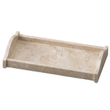 Roll over image to zoom in Creative Home Champagne Marble Stone Small Arch Tray