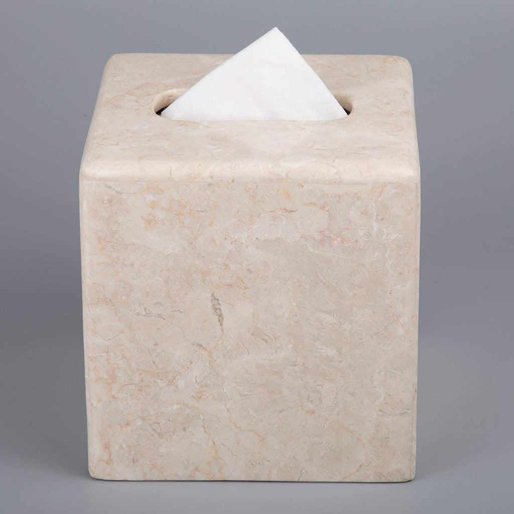 Tissue Box Cover in Stone