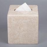 Natural Champagne Marble Tissue Box Cover, Holder