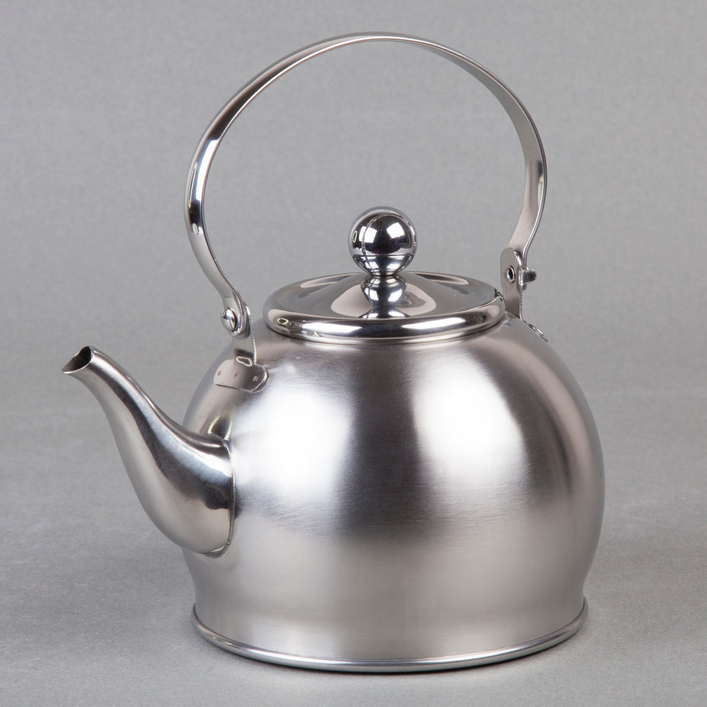Home Basics Silver Stainless Steel Tea Kettle