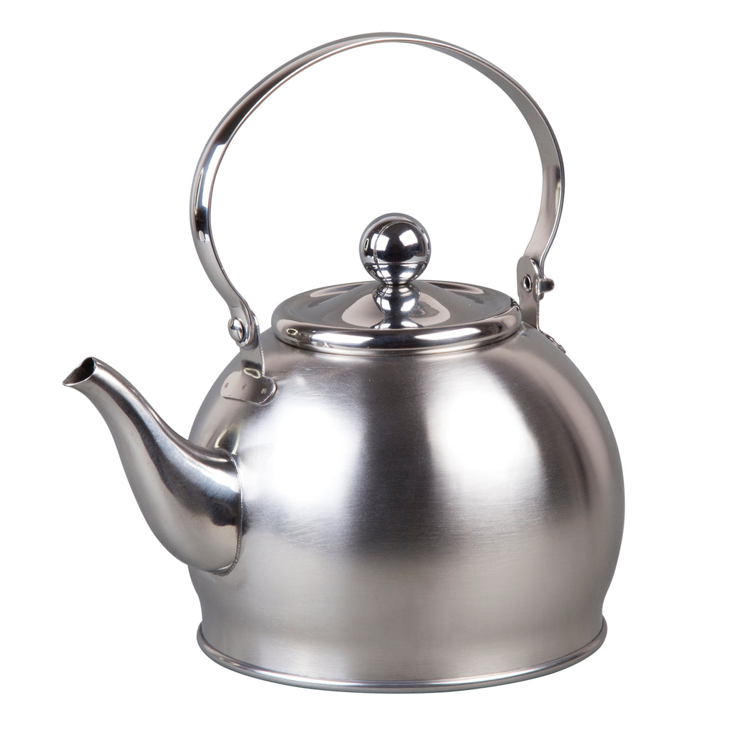 Elegant Stainless Steel Whistling Tea Kettle