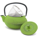Creative Home 10 oz. Cast Iron Tea Pot with Removable Stainless Steel Infuser Basket,