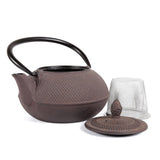 Creative Home 30 oz. Cast Iron Tea Pot with Removable Stainless Steel Infuser Basket