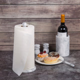 Creative Home White Marble 12.5" High Paper Towel Holder
