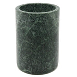 Creative Home Natural Green Marble Stone, Tool Crock, Utensil Holder, 5" Diam. x 7" H