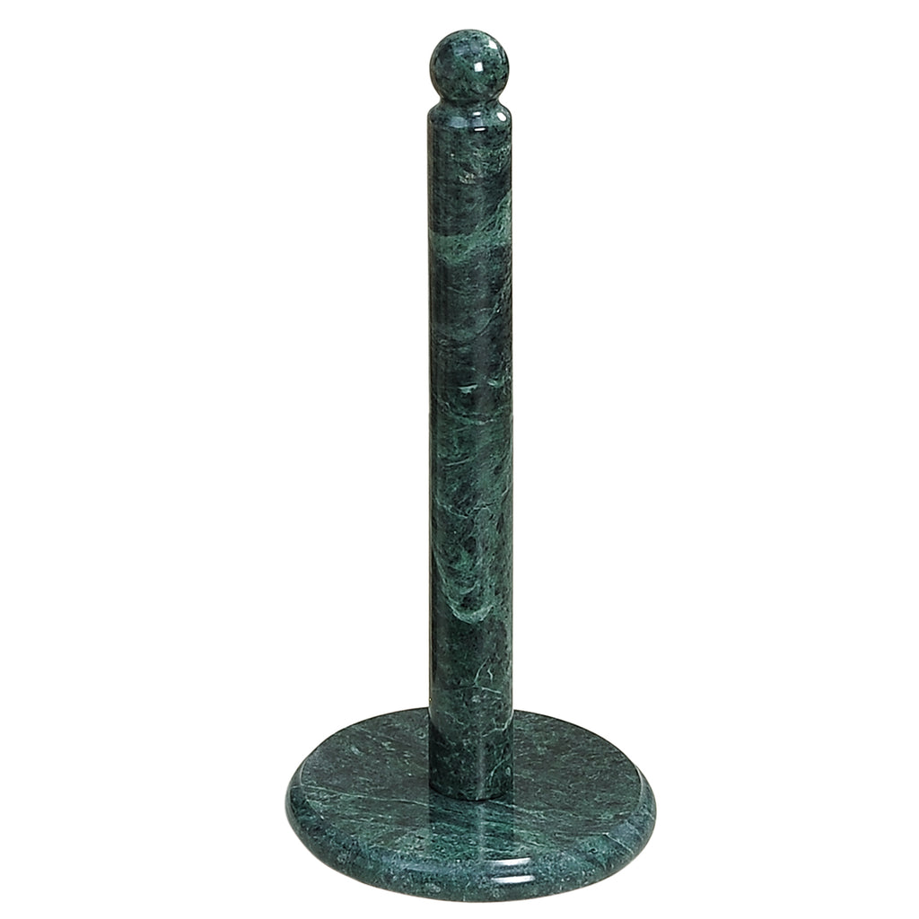 Creative Home Green Marble Paper Towel Holder, Dia. 6-1/2" x 12.5" H