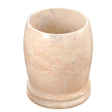 Creative Home Champagne Marble Wastebasket - Double Rings