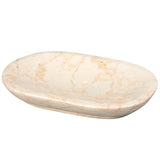Creative Home Champagne Marble 5.6 x 3.8 Inch Bar Soap Dish, Soap Tray