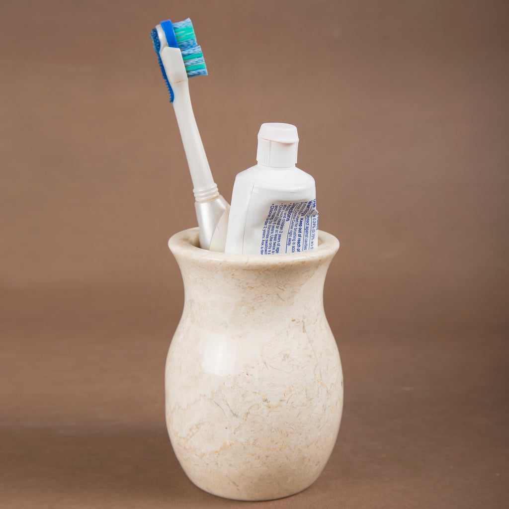 Creative Home Marble Bath Tumbler - Vase Shape