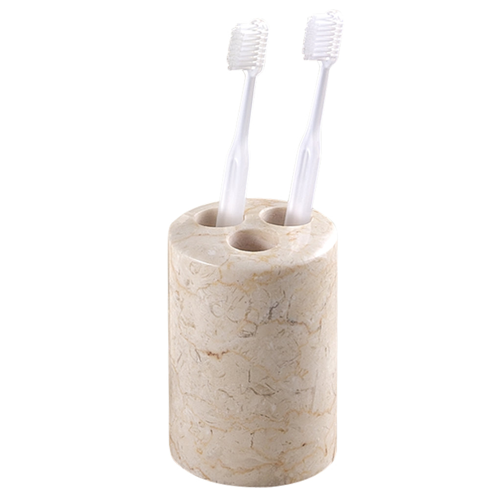 Creative Home Champagne Marble Tooth Brush Holder