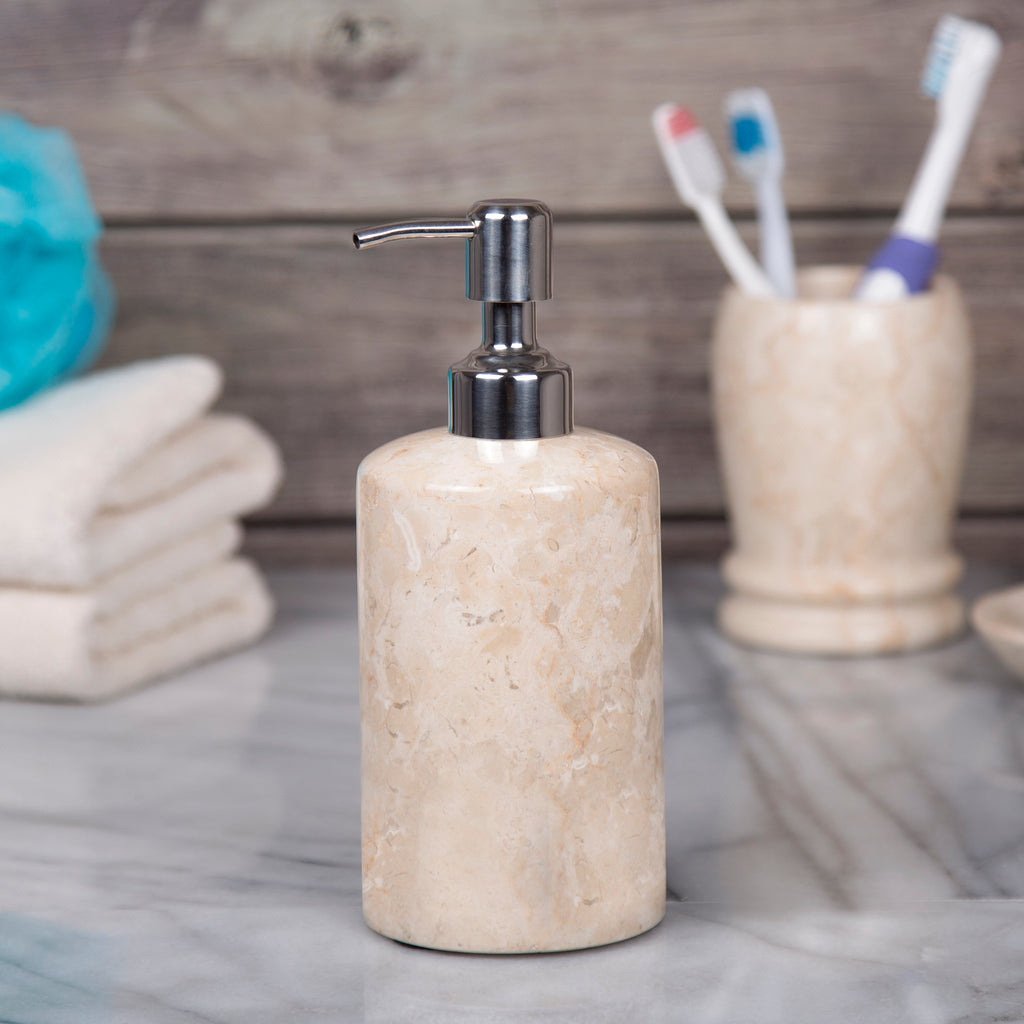 Creative Home Champagne Marble Liquid Soap Dispenser