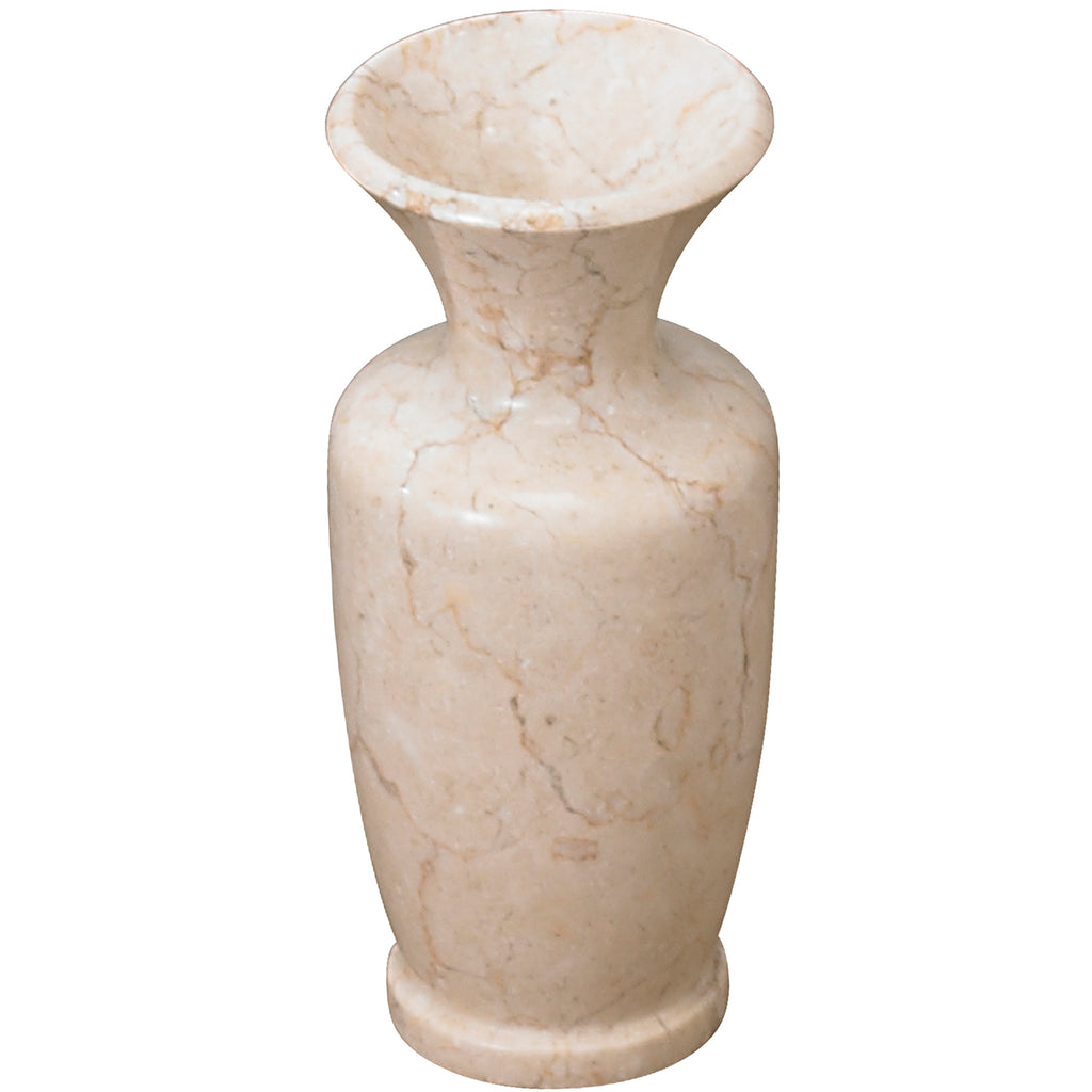 Creative Home Natural Champagne Marble Stone Tabletop Flower Vase