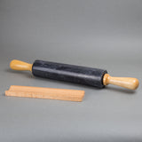 Creative Home Black Deluxe Marble Rolling Pin