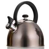 Creative Home Prelude 2.1 Qt Stainless Steel Whistling Tea Kettle - Metallic Smoke