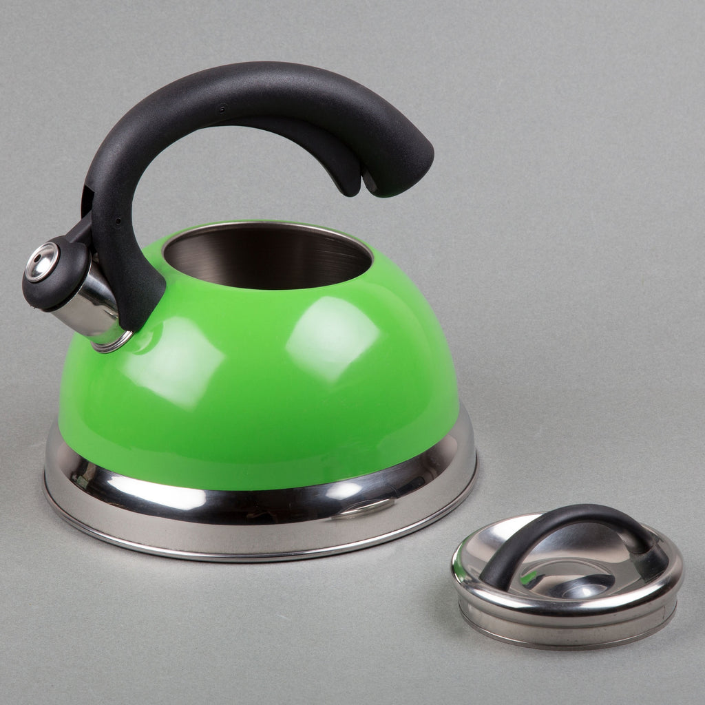 Creative Home Symphony Green 2.6 Qt Stainless Steel Whistling Tea Kettle