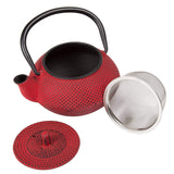 Kyusu Cast Iron Tea Pot, 10 oz., Red