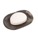 Genuine Charcoal Marble Stone Soap Dish