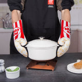Creative Home Set of 2 (One Pair) Neoprene Oven Mitt Heat Resist Kitchen Gloves