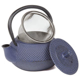 Kyusu Cast Iron Tea Pot, 10 oz., Blue