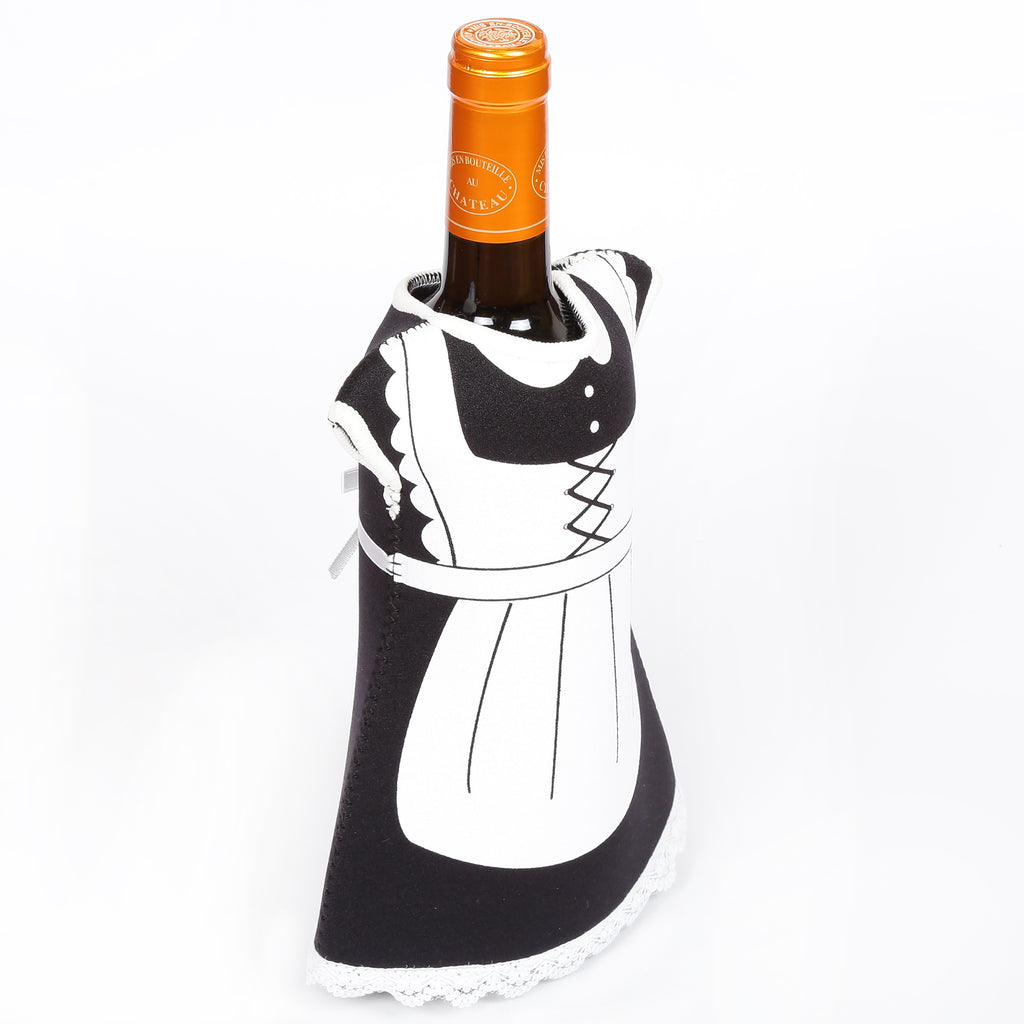 Creative Home Set of 2 Pieces Neoprene Wine Bottle Cover, Jacket